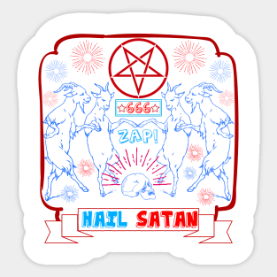 HAIL SATAN Sticker